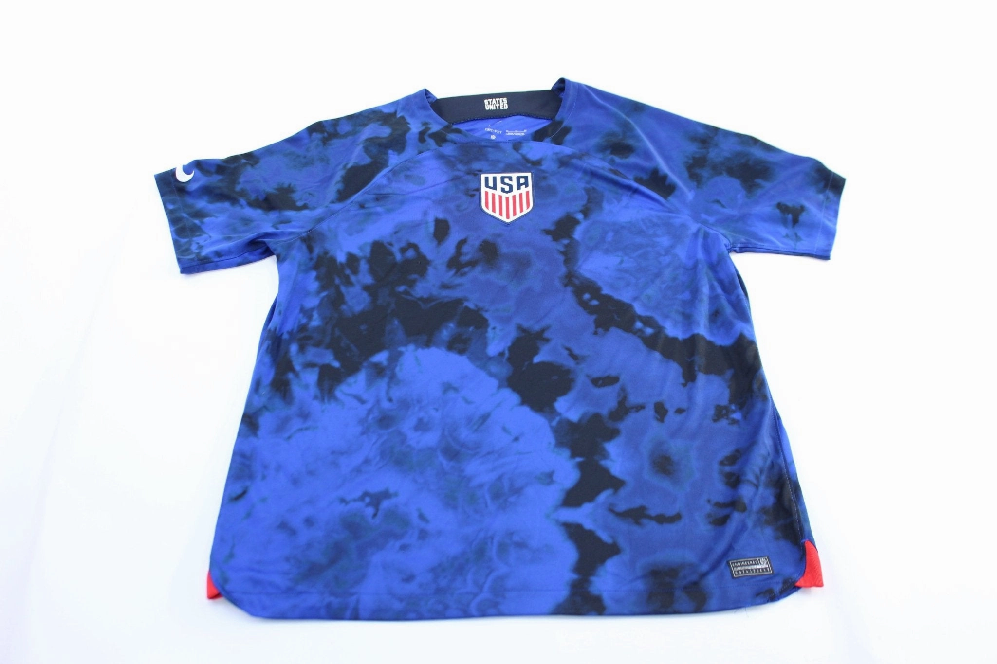 Moisture Transfer Slim Finish Nike Embroidered Logo Team USA Soccer Jersey