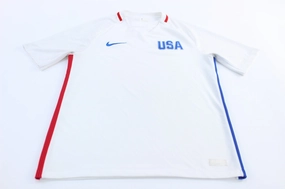 Reinforced Hem Durability Performance Layer Nike Embroidered Logo Team USA Soccer Jersey
