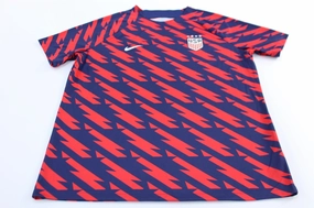 Nike Embroidered Logo Team USA Soccer Jersey Body Movement