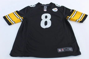 Nike Logo Pittsburgh Steelers Kenny Pickett Football Jersey Tubular Body Mapping High Durability Weave
