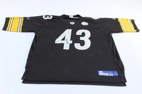 Breathable Layer Relaxed Performance Pittsburgh Steelers Troy Polamalu Reebok Football Jersey