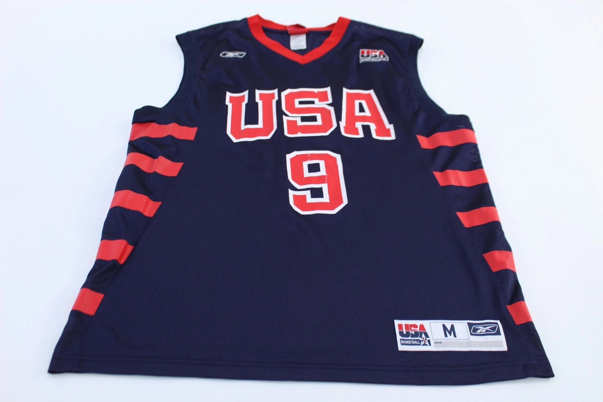 Ribbed Collar Style Women's Team USA Lisa Leslie Basketball Jersey