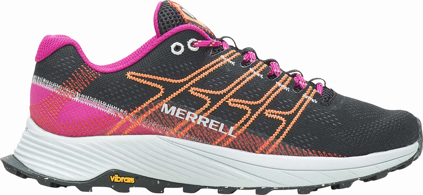 green shoes Merrell Moab Flight Womens Trail Running Shoes - Black