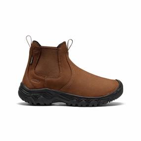 Women's Greta II Waterproof Chelsea  |  Bison/Black Shock Dissipating