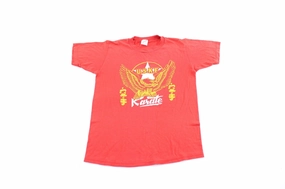 Stylish Layer Look 90's United States Karate-do Federation T-Shirt