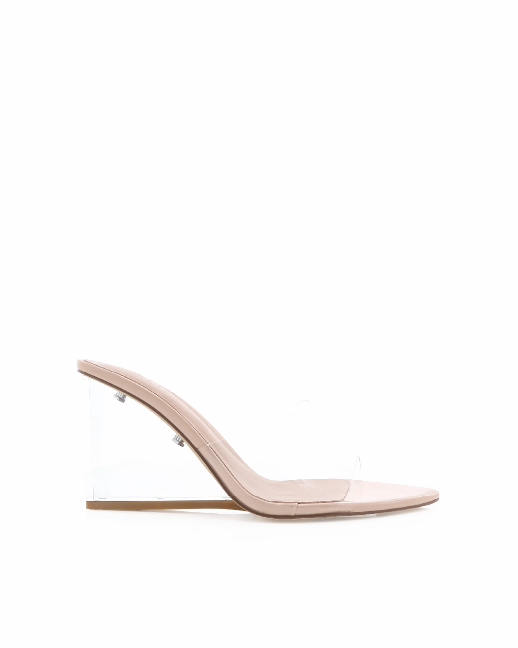 Fall Fashion Pumps Luxury Vibe NYDIA - CLEAR-NUDE PATENT