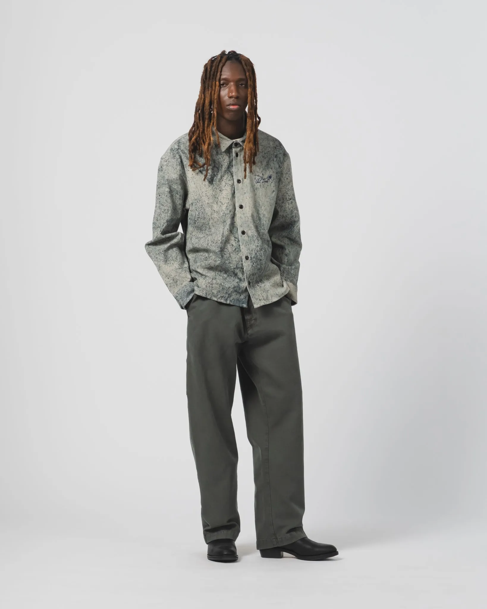 Timeless Design Non Irritating Seams Oakland Chino Canvas Forest Green