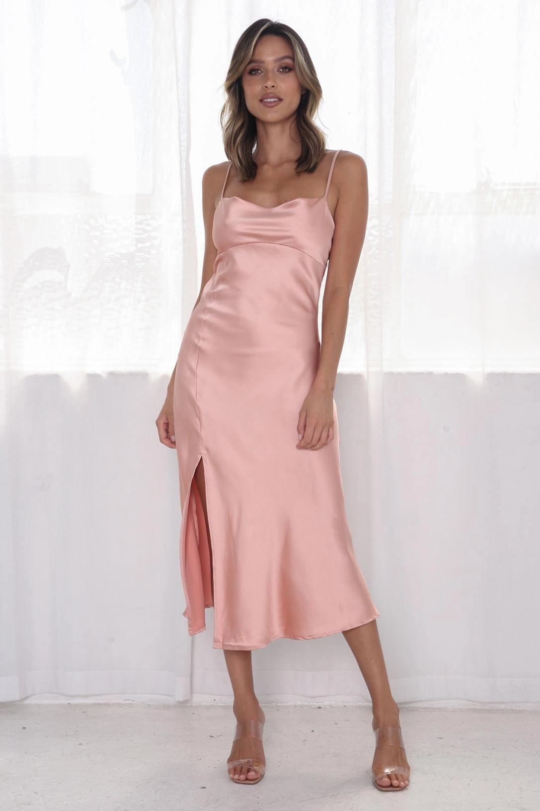 Odessa Dress - Blush Zip Ease
