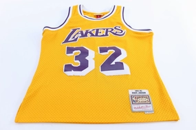 High Stretch Recovery Performance Flex Los Angeles Lakers Magic Johnson #32 Basketball Jersey