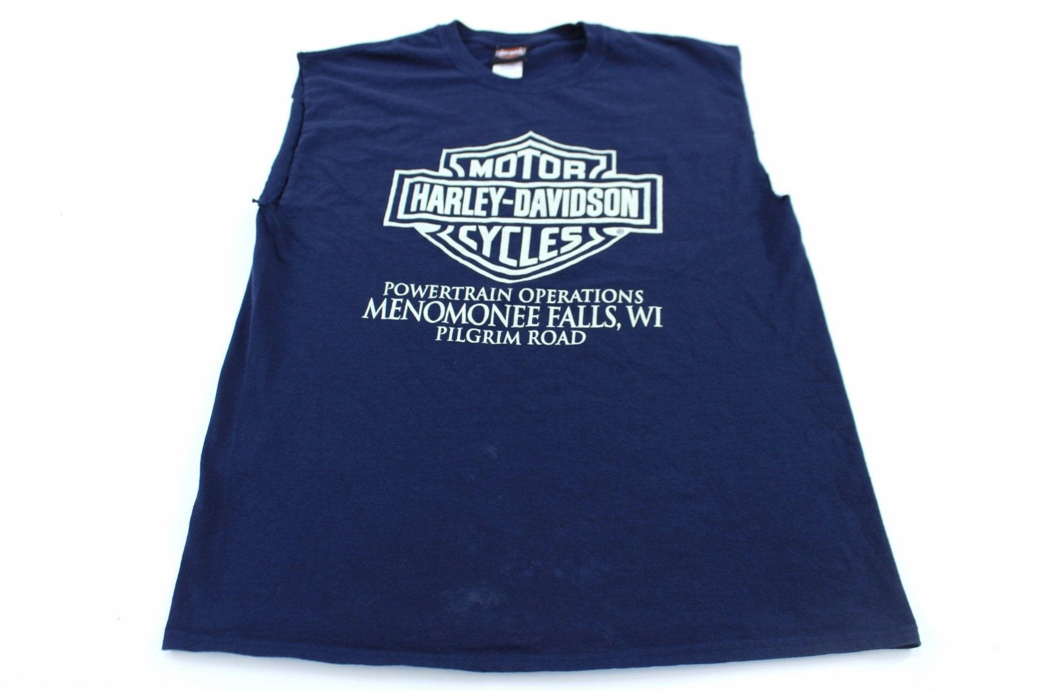 Four Way Stretch Material Wind Resistant Coating Harley Davidson Motorcycles Menomonee Falls, Wisconsin Tank Top