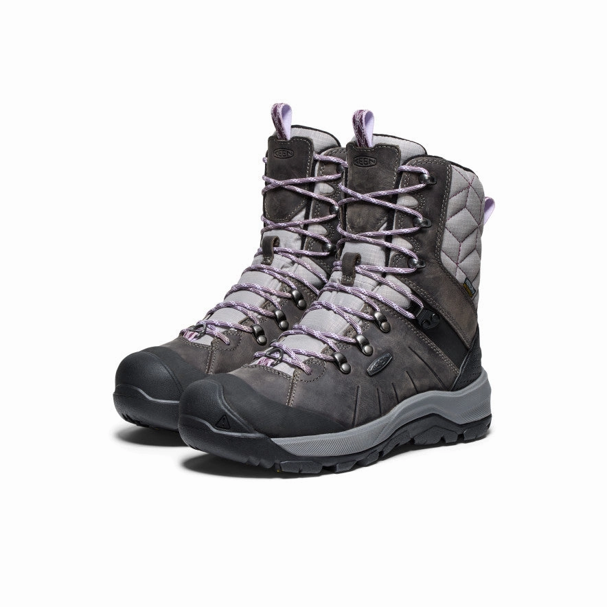 Arch support Women's Revel IV High Polar Waterproof Boot  |  Steel Grey/Orchid Petal