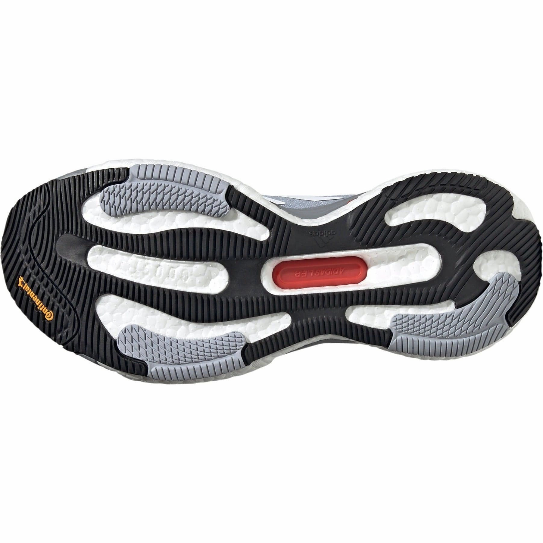 adidas SolarGlide 6 Mens Running Shoes - Grey Secure Heel Lock