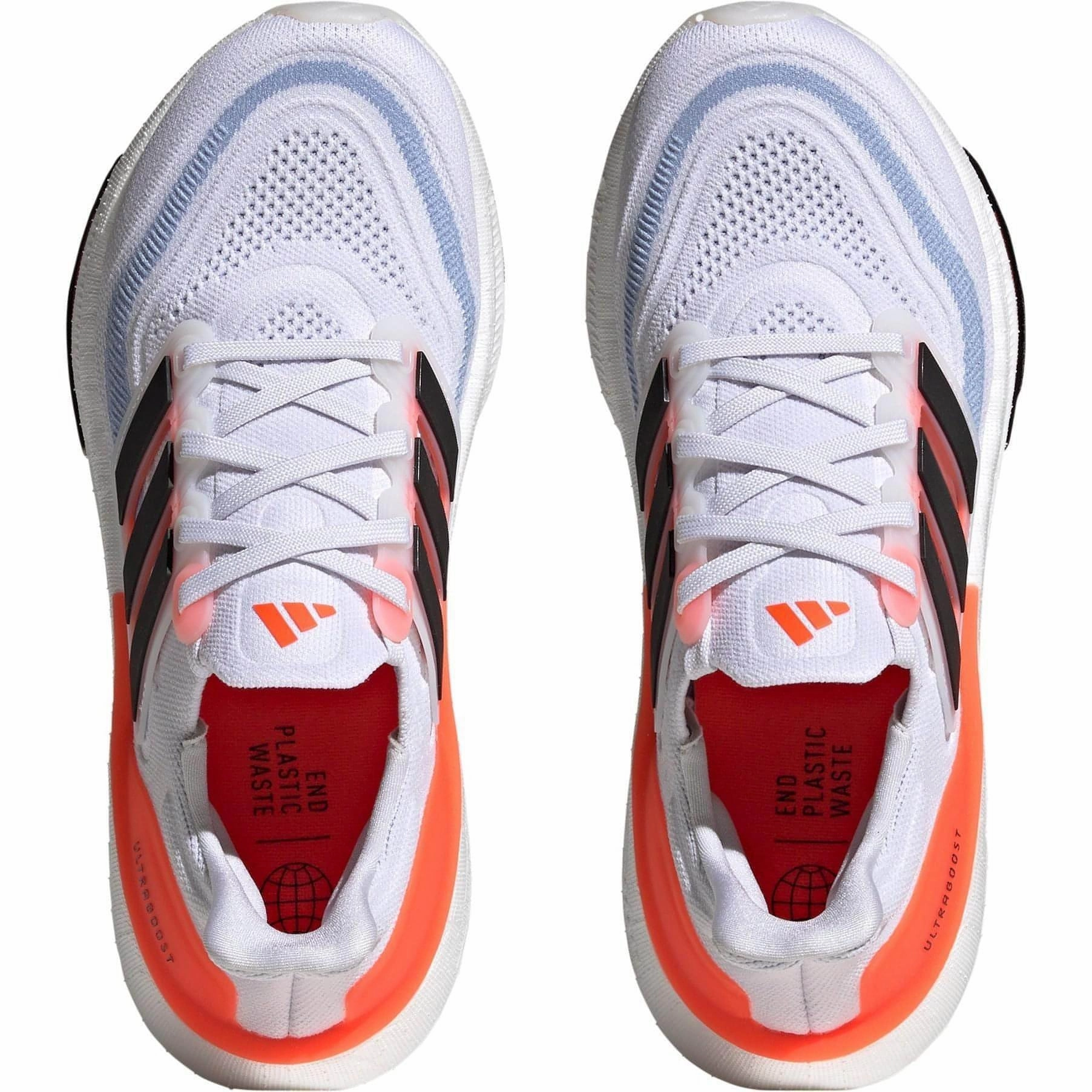 adidas Ultra Boost Light Womens Running Shoes - White solid - color shoes