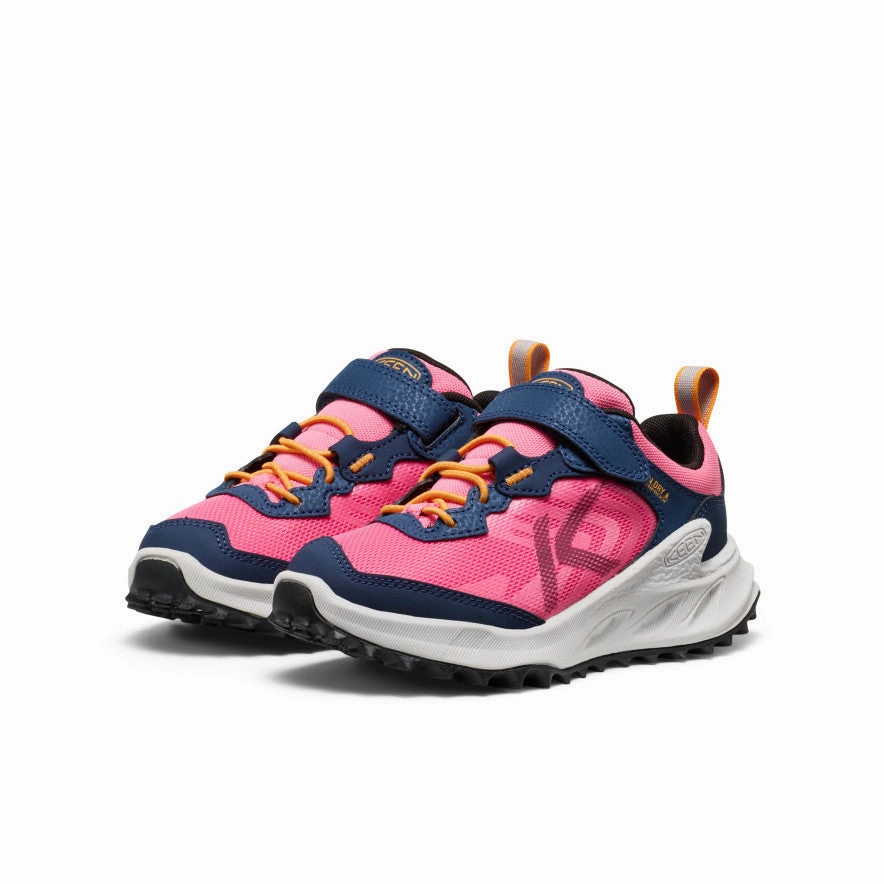Ventilated Performance Little Kids' Zionic Waterproof Shoe  |  Naval Academy/Pink Lemonade