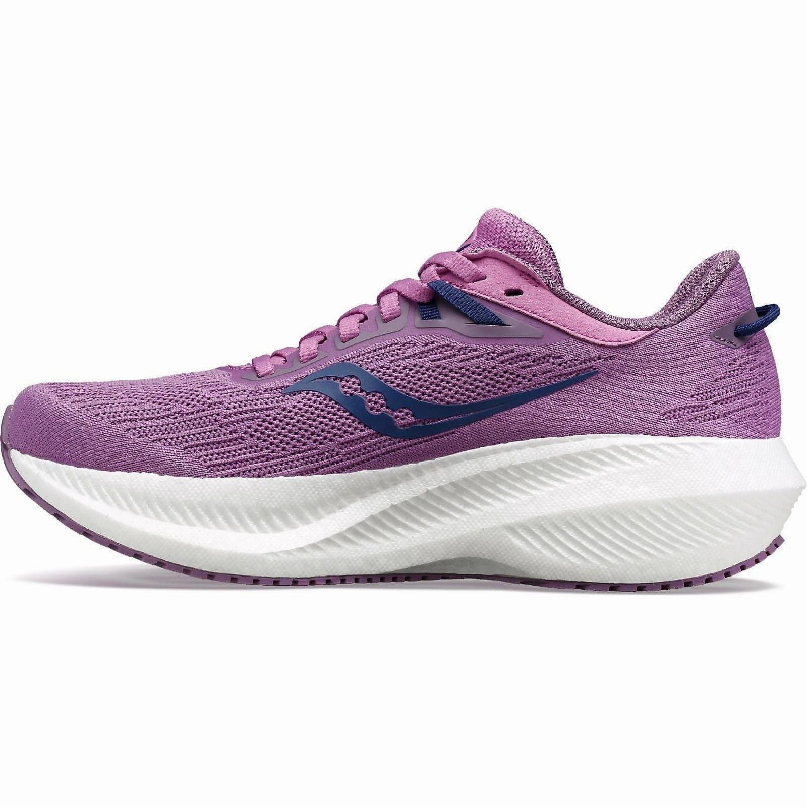 high - top shoe type machine - washable shoes Saucony Triumph 21 Womens Running Shoes - Purple