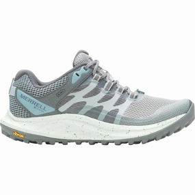 Merrell Antora 3 GORE-TEX Womens Trail Running Shoes - Blue Knee support