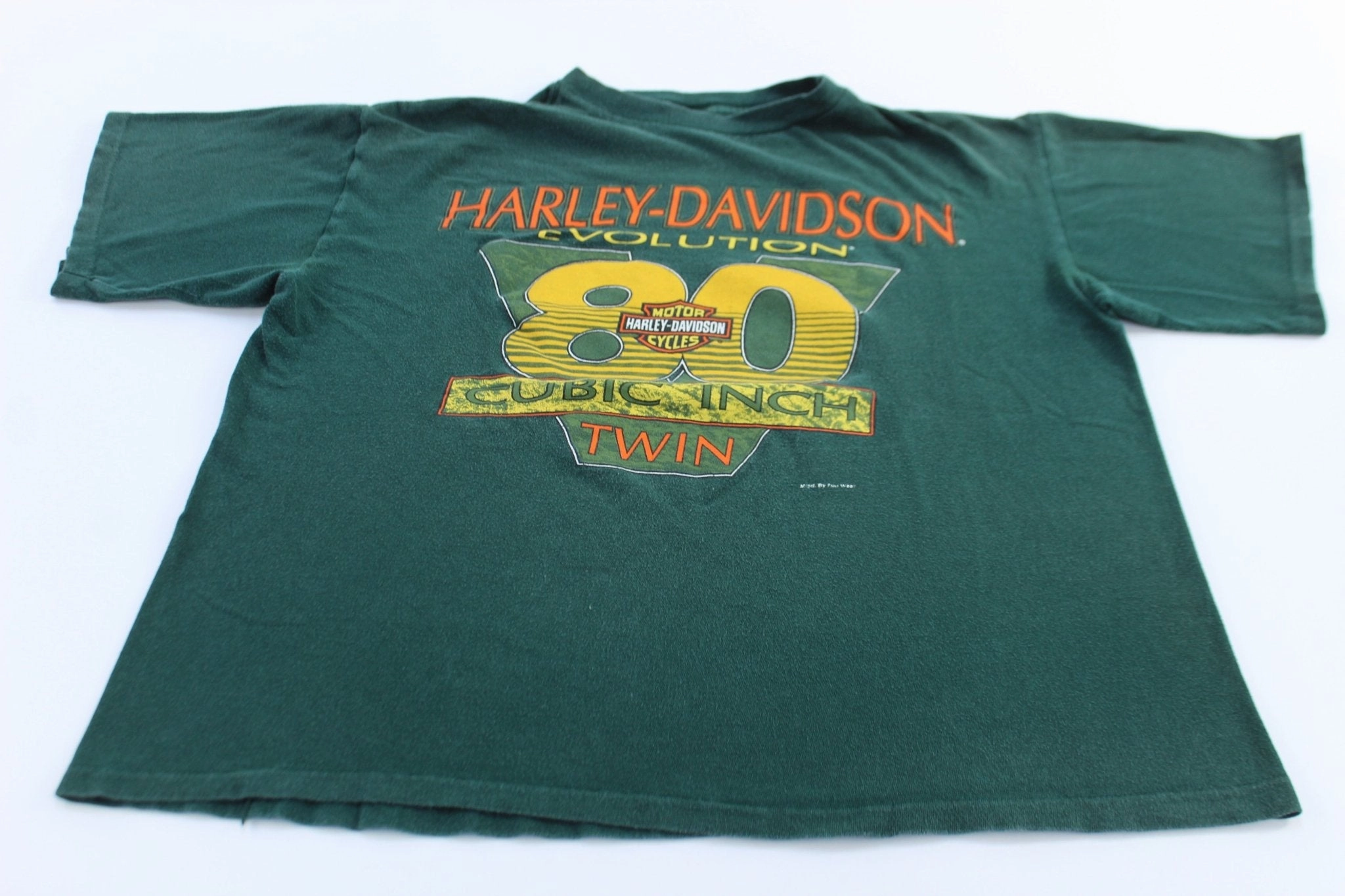 90's Harley Davidson Motorcycles Evolution 80 Cubic Inch Twin T-Shirt Simple Look