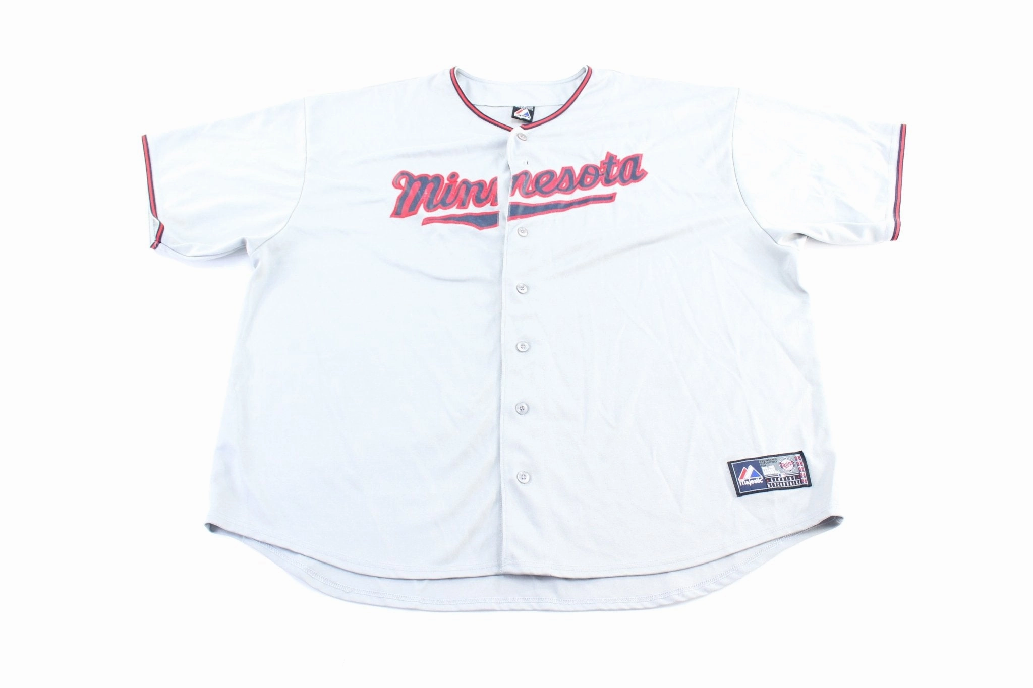 Wicking Channel Technology Majestic Embroidered Minnesota Twins Baseball Jersey