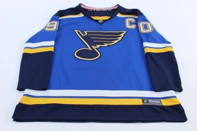 Women's Fanatics St. Louis Blues Ryan O'Reilly Hockey Jersey Thermal Regulating Layer Compact Storage Packability