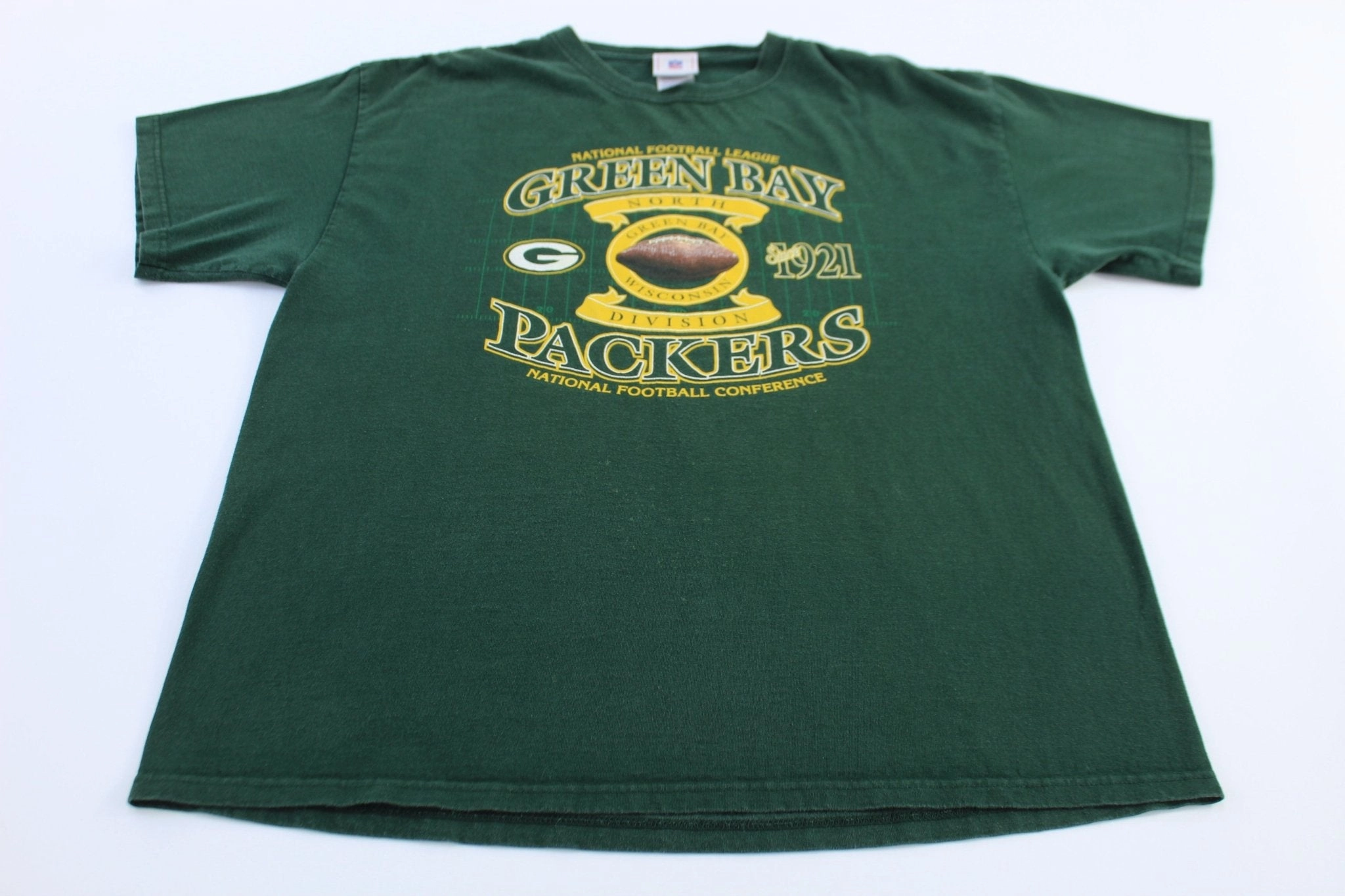 Green Bay Packers Football North division T-shirt Heavyweight Weave Stretch Jersey Knit