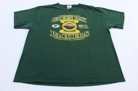 Green Bay Packers Football North division T-shirt Heavyweight Weave Stretch Jersey Knit