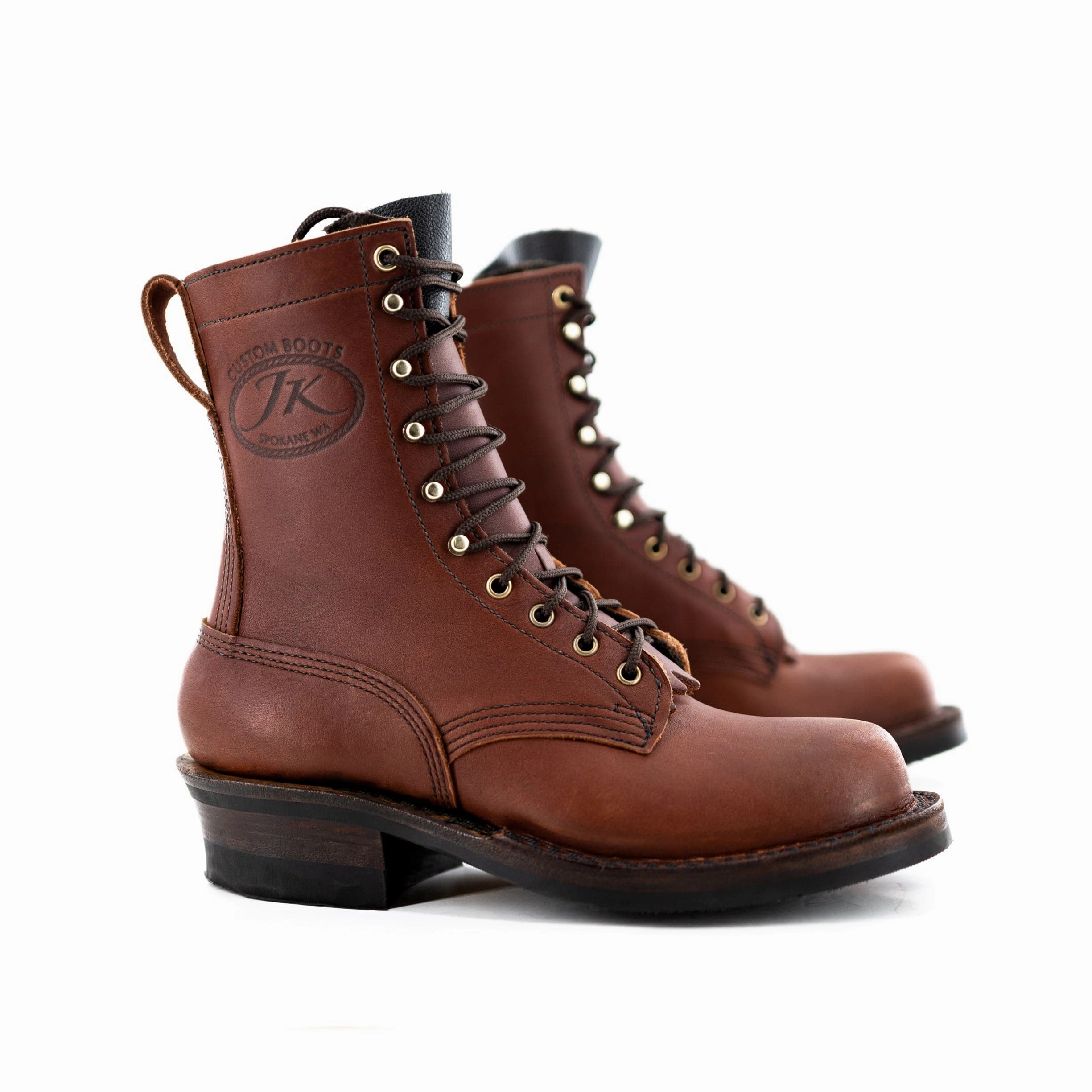 Brogue Detail sweat-wicking Harvester - Redwood