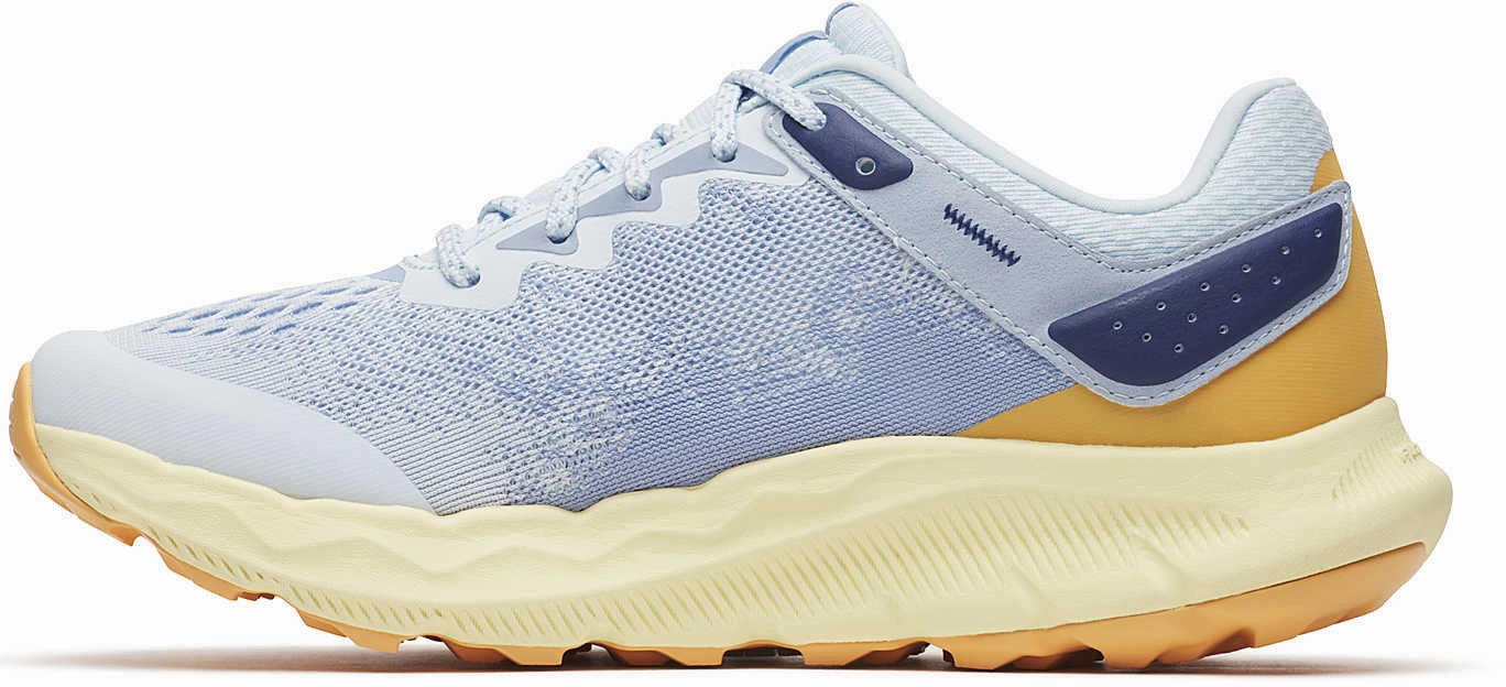 Merrell Antora 4 Womens Trail Running Shoes - Blue running in a bog area shoes