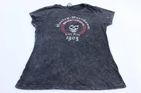 Minimalist Stitching Bold Style Women's Harley Davidson Motorcycles Wichita, Kansas T-Shirt