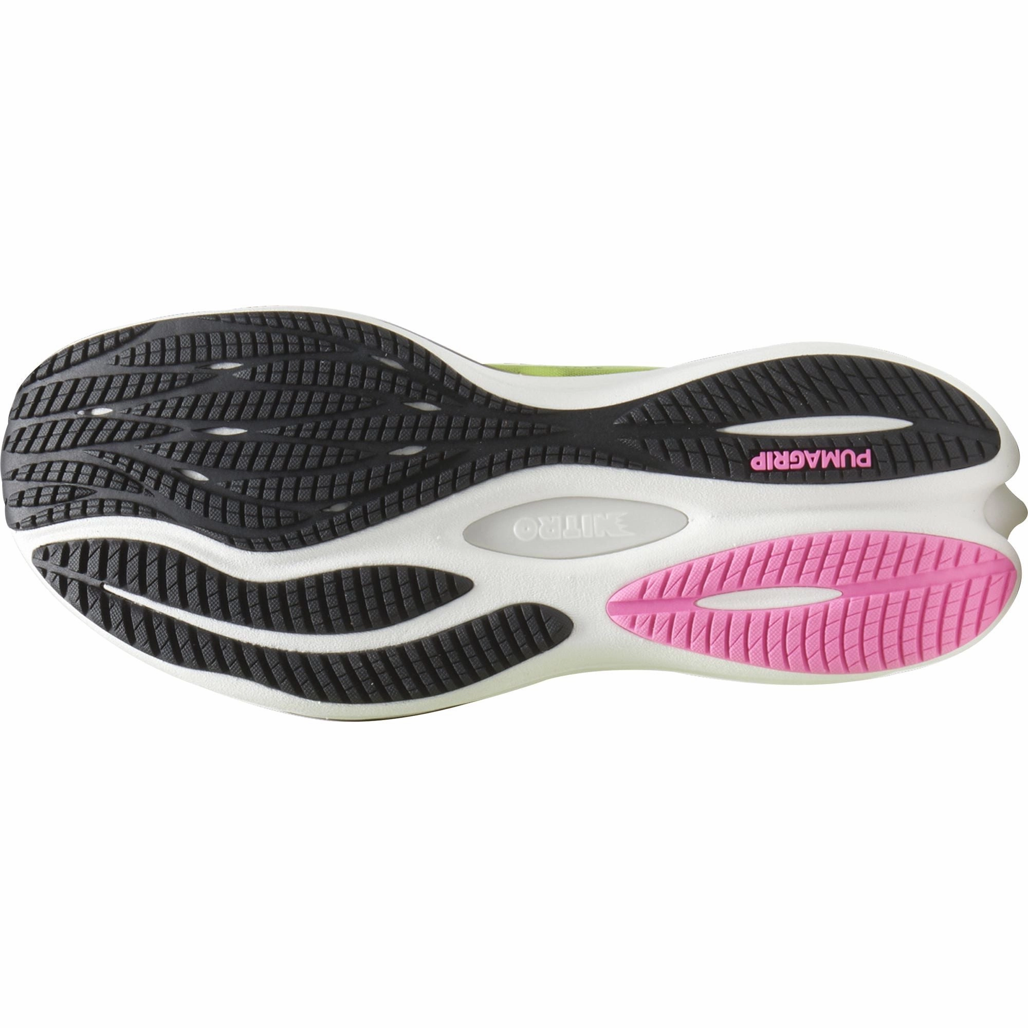 Puma Velocity Nitro 3 Womens Running Shoes - Green Synthetic - Upper