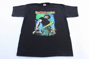 Reinforced Shoulders Relaxed and Easy Trace Adkins Is Luke McBain Whoop A Man's A** Graphic T-Shirt