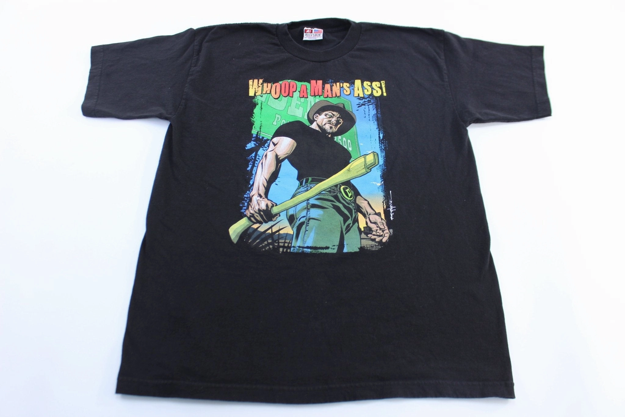 Reinforced Shoulders Relaxed and Easy Trace Adkins Is Luke McBain Whoop A Man's A** Graphic T-Shirt