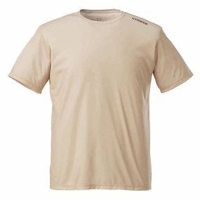 Prime SS Shirt - Desert Tan Neutral Toned Stitching Smart Look