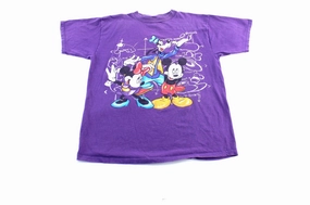 90's Mickey Unlimited Character Build Graphic T-Shirt LowImpact Manufacturing