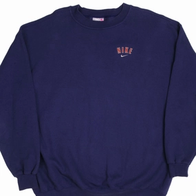 goes with jeans VINTAGE NIKE SWOOSH SWEATSHIRT LATE 1990s SIZE XL MADE IN USA