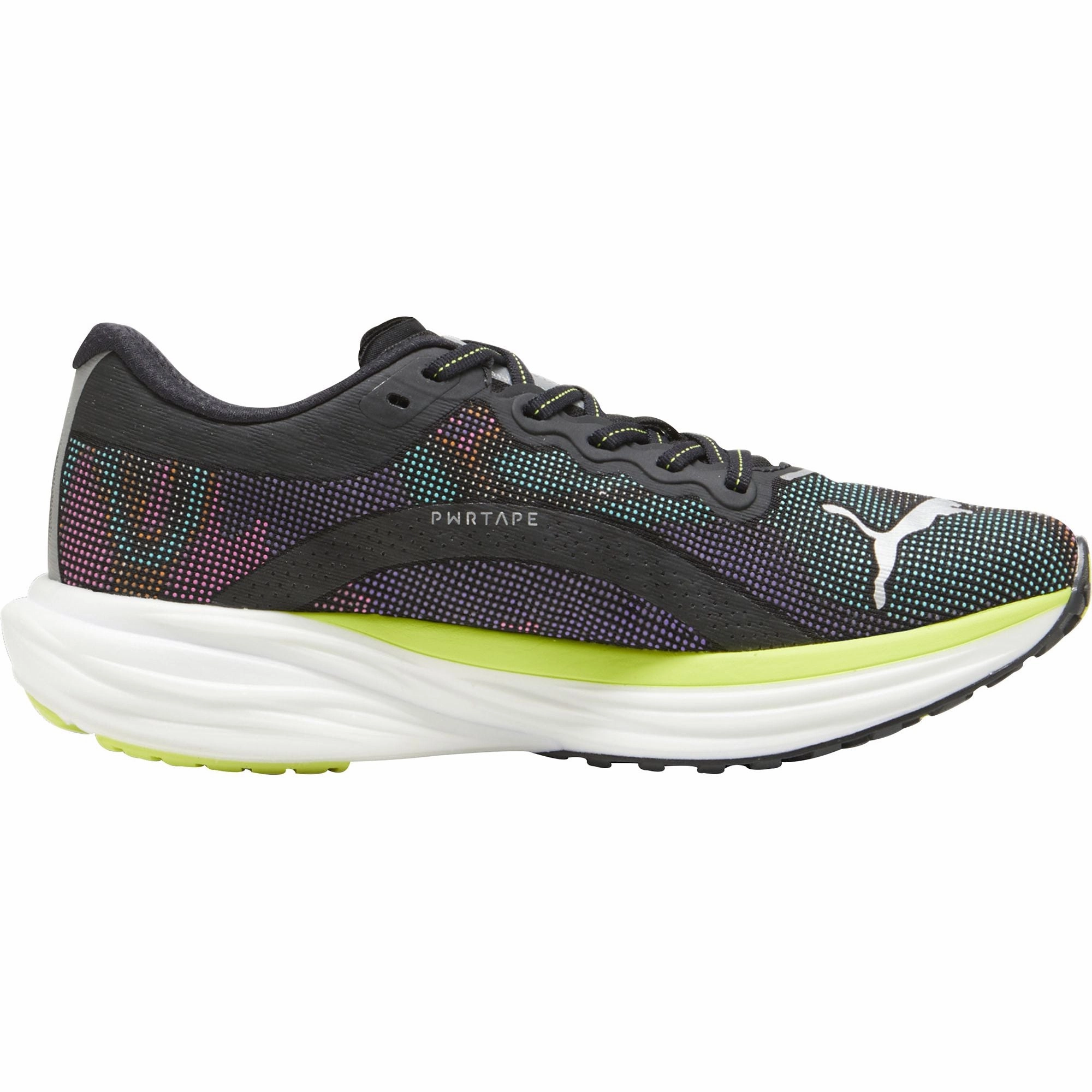 Puma Deviate Nitro 2 Mens Running Shoes - Black running for a way to stay disciplined Non Slip Lace