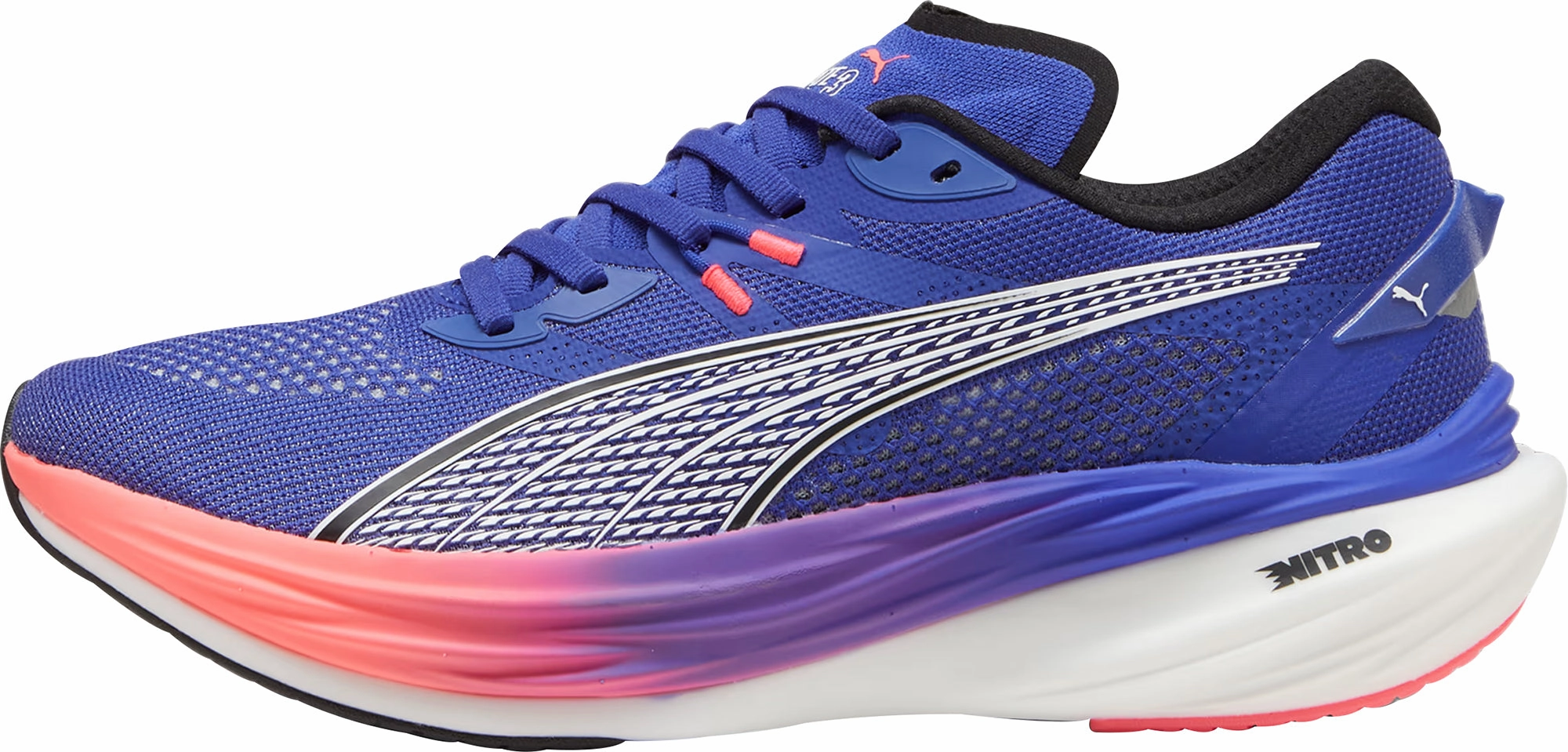 Energy Boost padded - lining shoes Puma Deviate Nitro 3 Mens Running Shoes - Blue