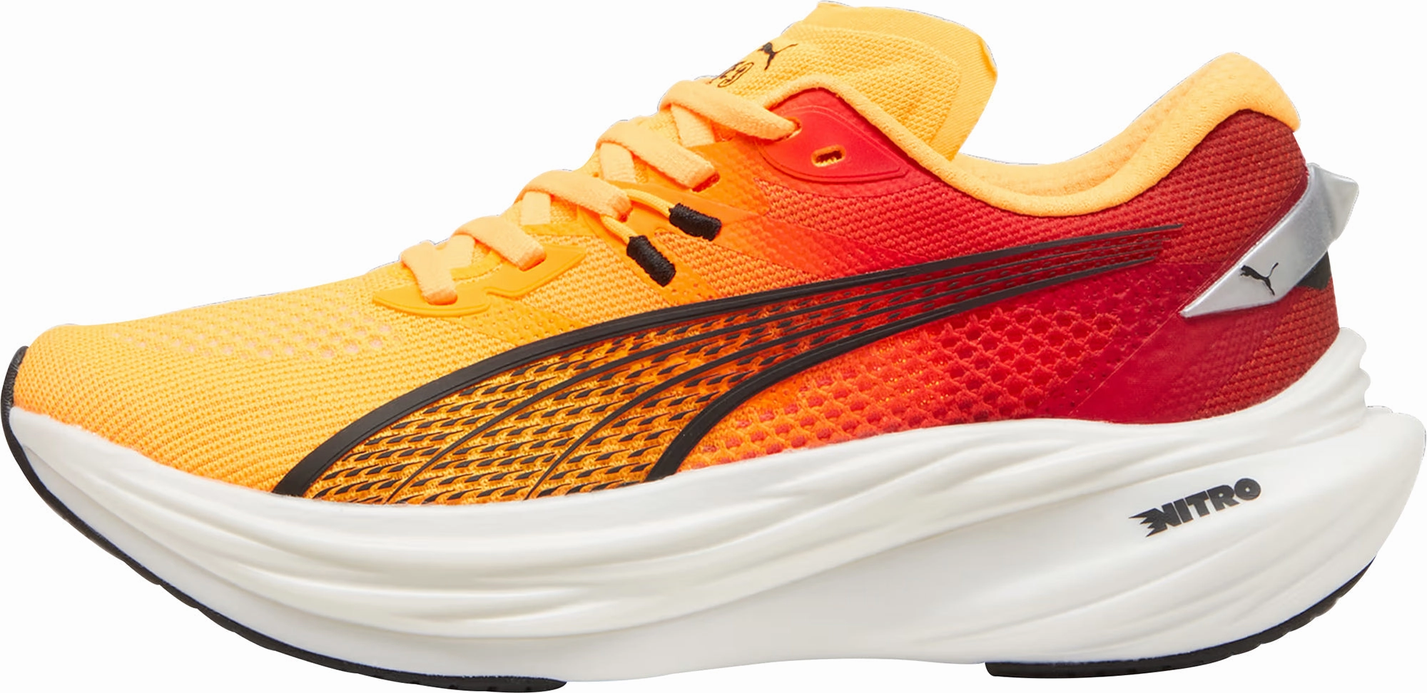 Puma Deviate Nitro 3 Womens Running Shoes - Orange Molded Chassis