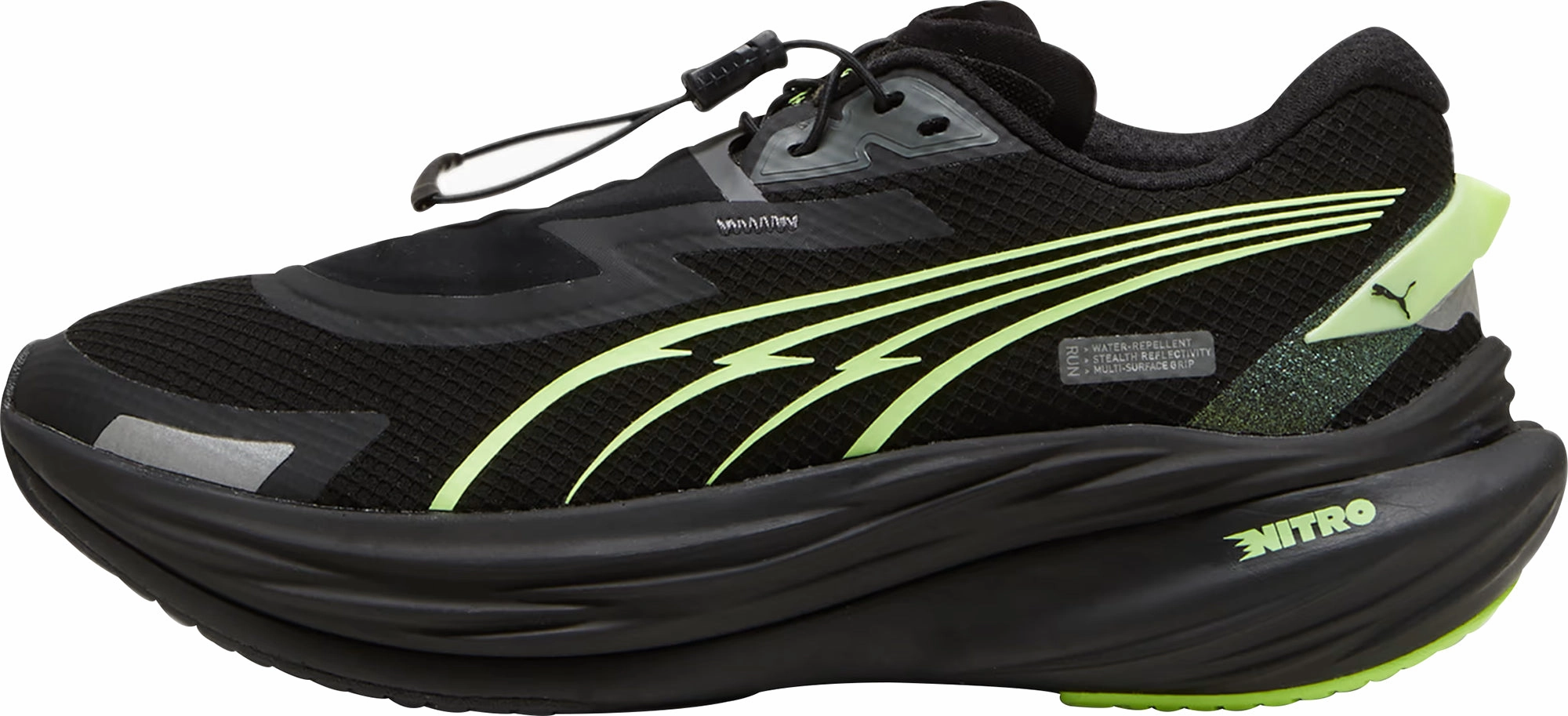 Responsive Foam Technology Puma Deviate Nitro 3 WTR  Womens Running Shoes - Black