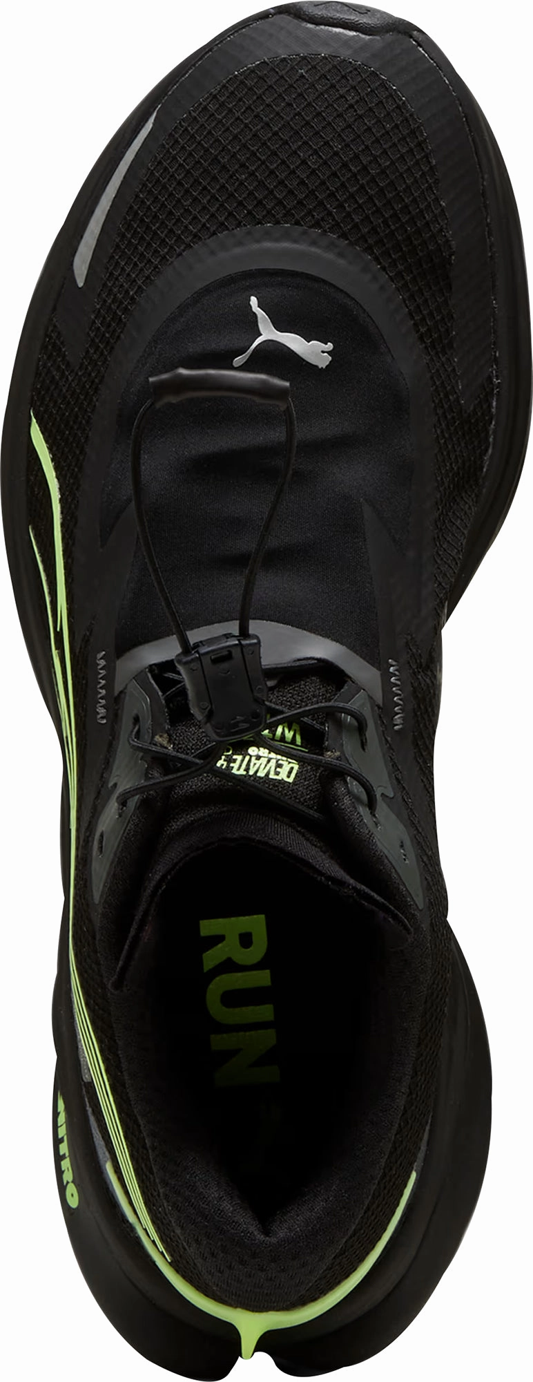 High Abrasion Zones Lightweight Layering Puma Deviate Nitro 3 WTR  Womens Running Shoes - Black