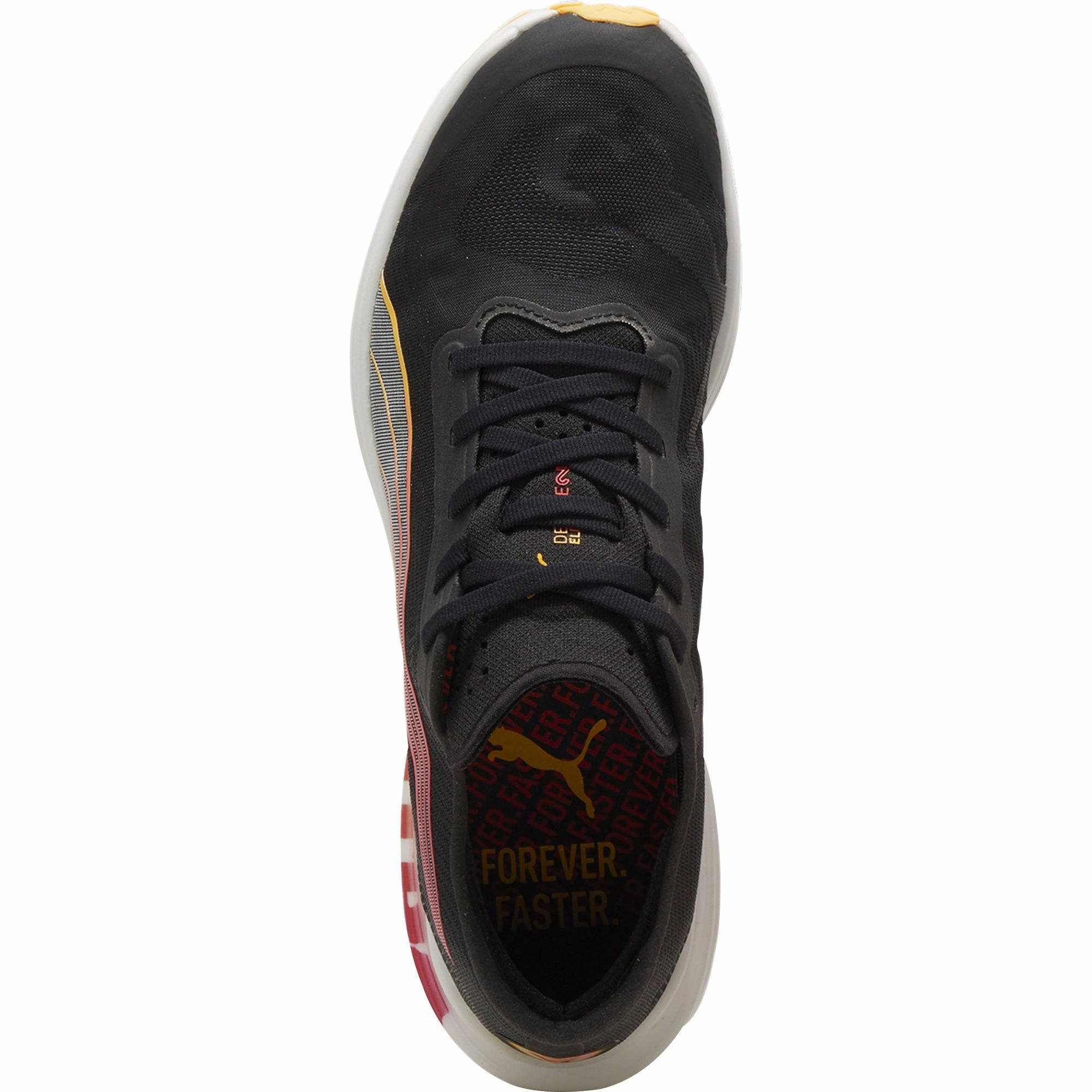 floral - pattern shoes adjustable fit shoes Puma Deviate Nitro Elite 2 Mens Running Shoes - Black