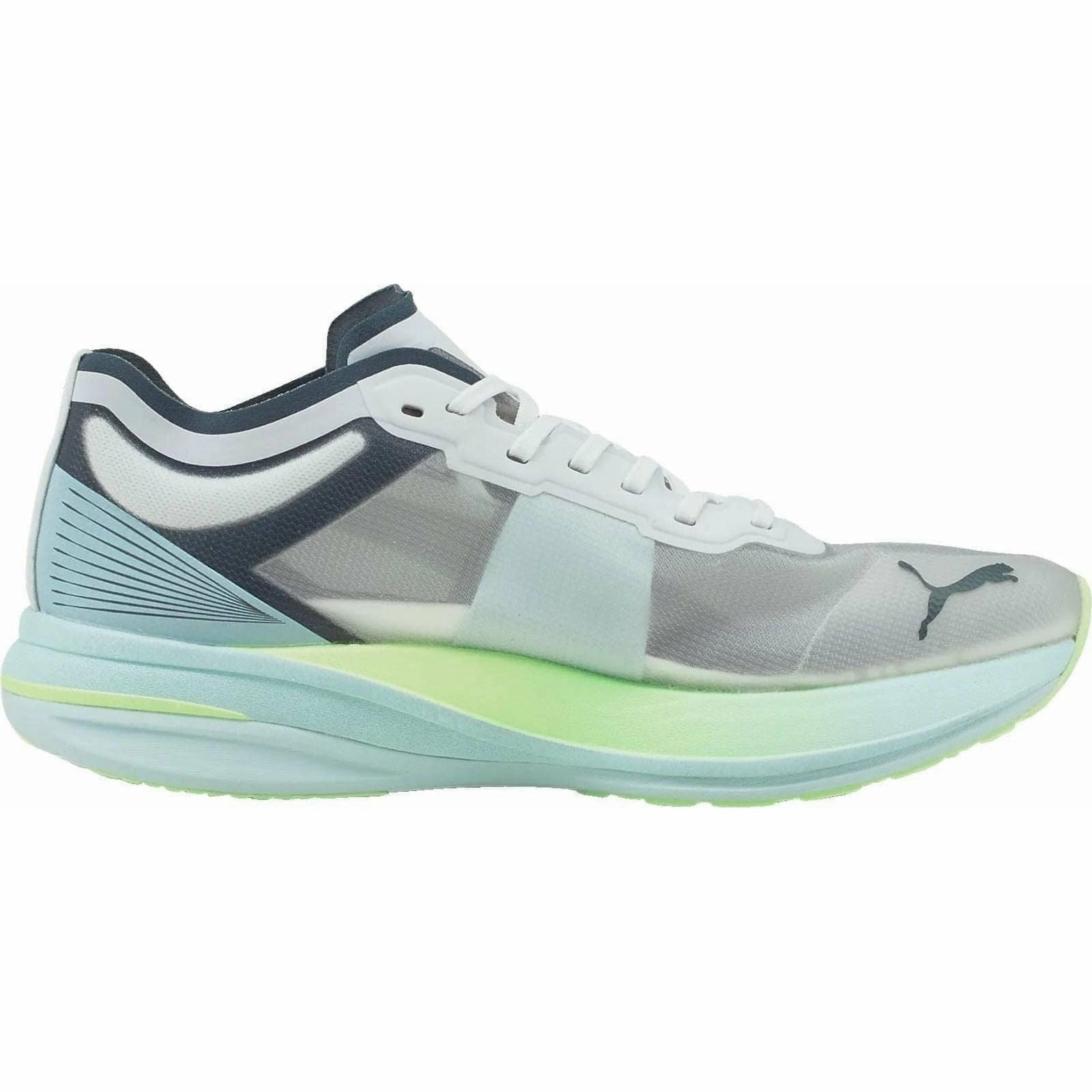 foot - mobility running shoes Soft midsole Puma Deviate Nitro Elite Racer Mens Running Shoes - White