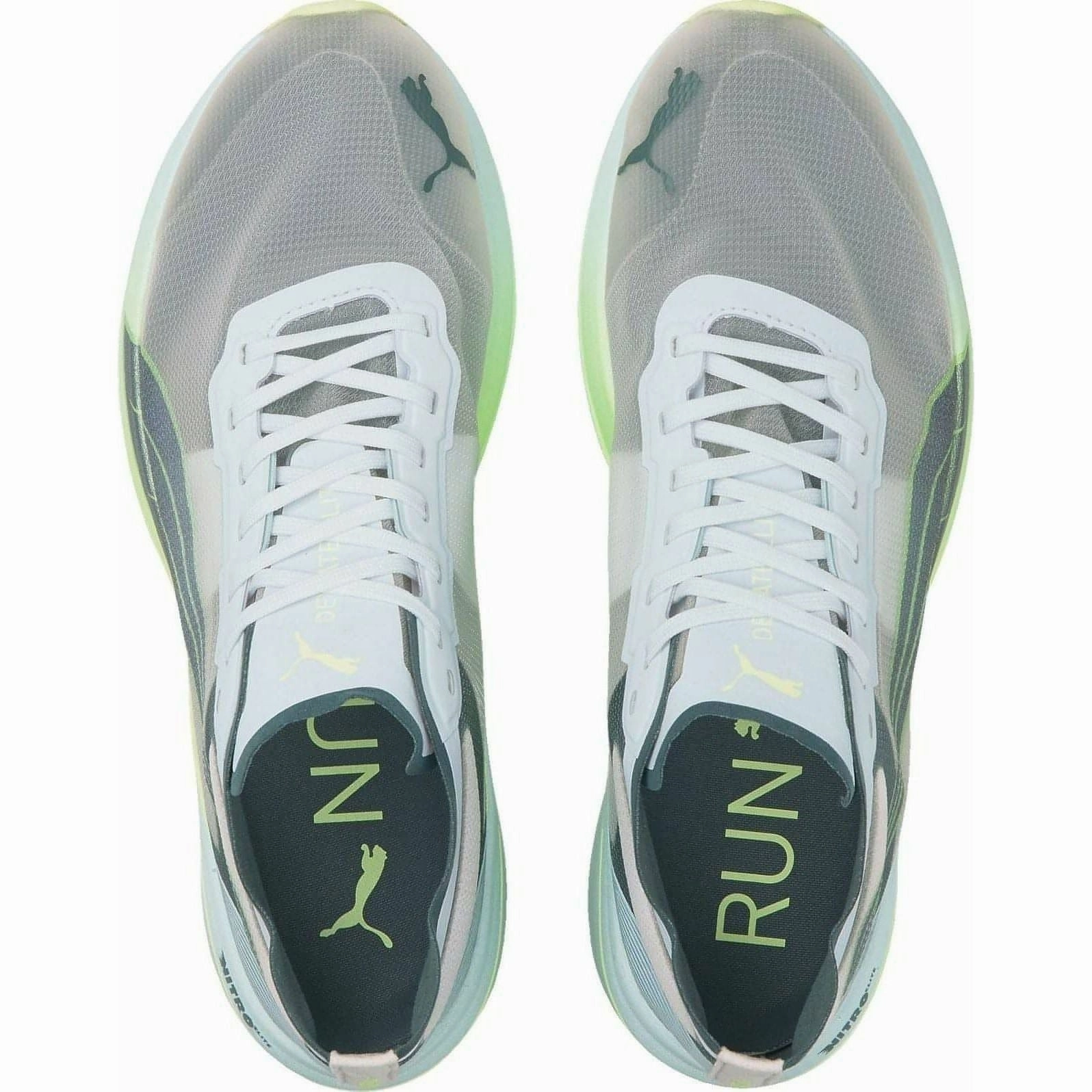 Puma Deviate Nitro Elite Racer Mens Running Shoes - White Adult runner