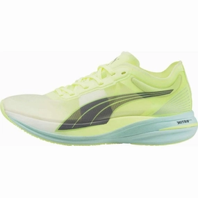 Puma Deviate Nitro Elite Racer Womens Running Shoes - Yellow slip - on shoe version men's running shoes
