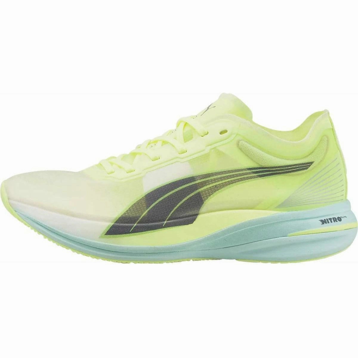 Puma Deviate Nitro Elite Racer Womens Running Shoes - Yellow slip - on shoe version men's running shoes