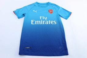 Puma Embroidered Logo Arsenal #4 Blue Soccer Jersey Play Ready