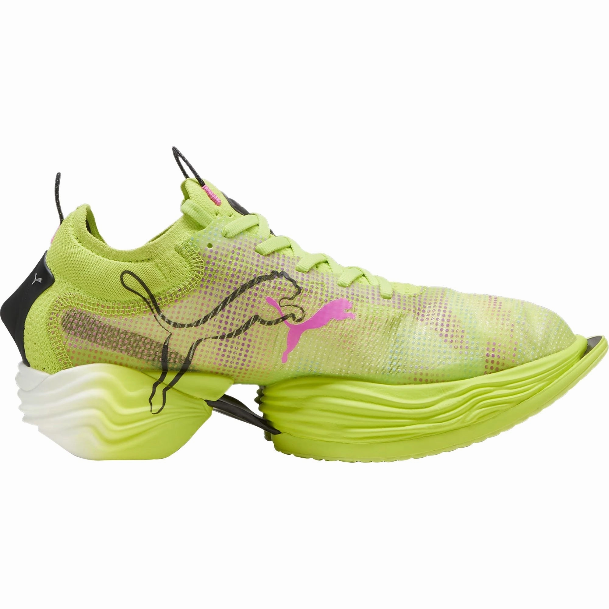 flexible shoes adult style Puma Fast-R Nitro Elite 2 Mens Running Shoes - Green
