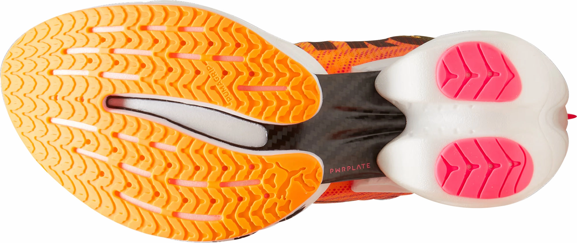 Ventilated Tongue Design Puma Fast-R Nitro Elite 2 Womens Running Shoes - Orange