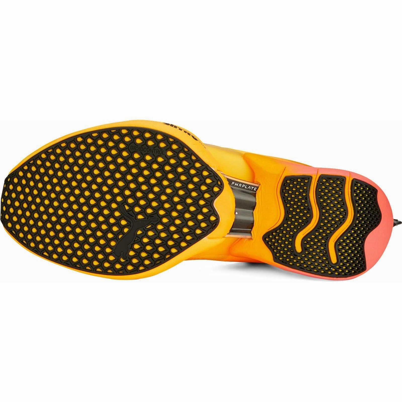 Puma Fast-R Nitro Elite Fireglow Mens Running Shoes - Yellow pronation - correcting shoes Ultra Light Sole