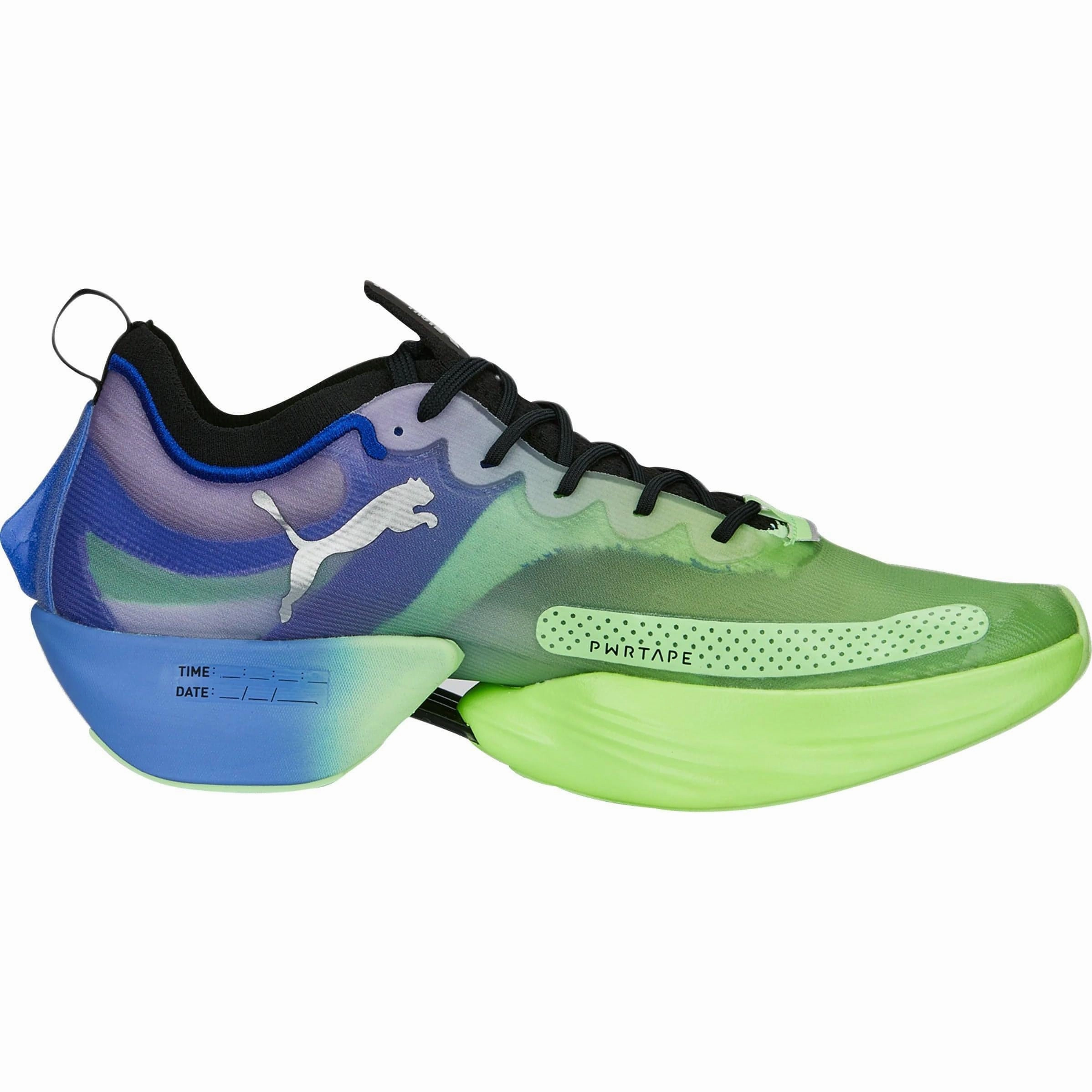 Puma Fast-R Nitro Elite Mens Running Shoes - Blue lace - up shoes monochromatic shoe look