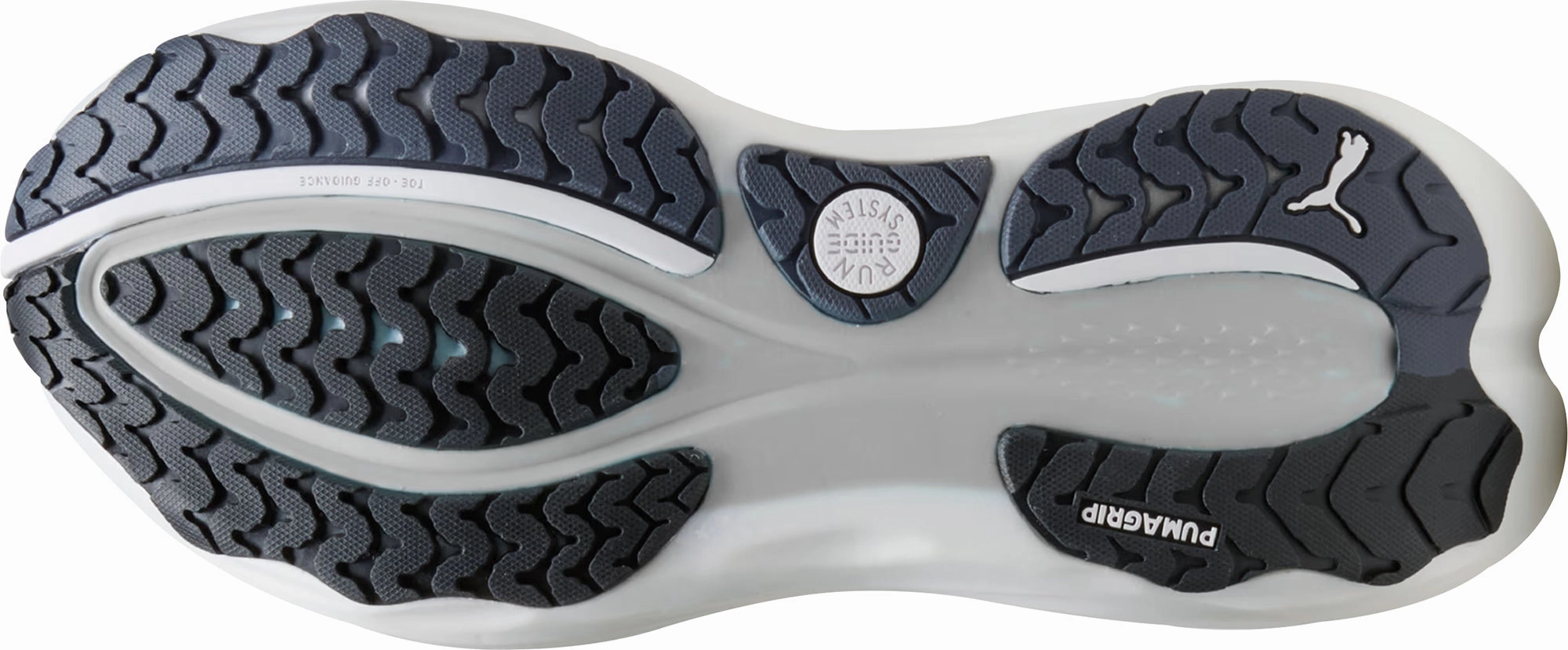 Blown Rubber Sole Puma ForeverRun Nitro 2 Mens Running Shoes - Black